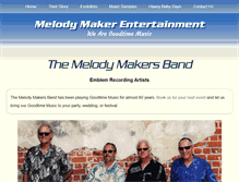 Tablet Screenshot of melodymakerssc.com